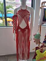 Saida de praia 2 em 1 /Macrame
