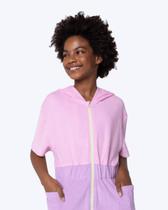 Saída de Praia Atoalhada Color Block Juvenil Feminina Puket 110500773