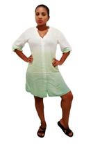 Saída De Praia Bata Blusão Camisão Indiano Cores Variadas