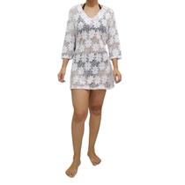 Saída de praia Bata de arrastão com manga 3/4