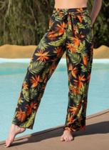 Saída de Praia Calça Pantalona Envelope