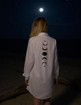 Saida de Praia Camisão Chemise Estampado Camisa Alongada Chamise Vestido Botão Moda Verão Praia Saida de Praia Camisão Chemise Estampado Camisa Alongada Chamise Vestido Botão Moda Verão Praia