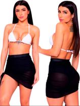 Saida De Praia Canga Modelo Curtininha Moda Verão Saida De Praia Canga Modelo Curtininha Moda Verão