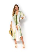 Saída de Praia Chemise Longa De Chelles Lemonade