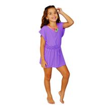 Saída de Praia Dots Infantil - Roxo Score