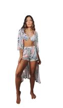 Saída de Praia Estampada Short Papilloo Saída de Praia Estampada Short Papilloo