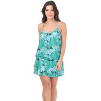 Saída De Praia Feminina Anna Andrade Vestido Leve Fresco Ajuste Moda Verão Tendência