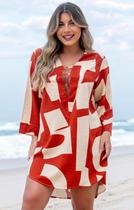Saída de Praia Feminino Sofisticada Luna