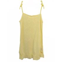 Saída de Praia Infantil com Alças Amarela Everly Saída de Praia Infantil com Alças Amarela Everly