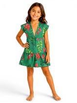 Saida De Praia Infantil Estampado Com proteção UV Moda Verão
