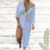Saída de Praia Isaura Renda Branco Saída de Praia Isaura Renda Branco