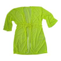 Saída De Praia/ Kimono Em Renda De Arrastão