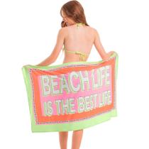 Saída de Praia Lenço Infantil Feminino Branco Quimby Saída de Praia Lenço Infantil Feminino Branco Quimby