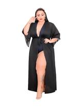 Saída De Praia Longa Kimono Plus Size Moda Blogueira R:1101