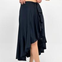 Saída de Praia Lua Morena Saia Envelope Feminina