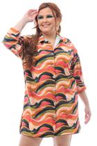 Saída de Praia Plus Size Camisão Vento do Norte