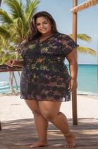 Saída De Praia Plus Size CANGA arrastão cordao do BIG Tam 46 ao 68 Cor:VermelhoTamanho:54/56 Saída De Praia Plus Size CANGA arrastão cordao do BIG Tam 46 ao 68 Cor:VermelhoTamanho:54/56
