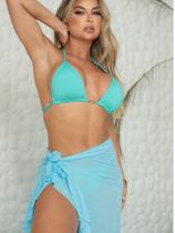 Saída de Praia Saia Babado Caimento Leve e Delicado Linha Luxo Saída de Praia Saia Babado Caimento Leve e Delicado Linha Luxo