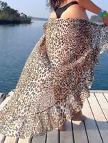 Saída de Praia Saia Longa Várias Amarrações Realça Cintura Linha Maldivas Saída de Praia Saia Longa Várias Amarrações Realça Cintura Linha Maldivas