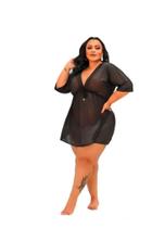 Saída De Praia-saia- Plus Size- Feminina Tendência 48 Ao 60