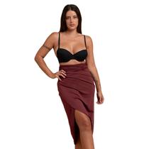 Saida de Praia Saia Vestido Envelope Canga Varias Amarrações Saida de Praia Saia Vestido Envelope Canga Varias Amarrações