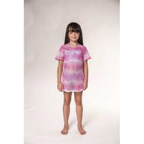 Saída de Praia Tela Rosa Tie Dye Saída de Praia Tela Rosa Tie Dye