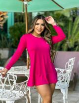 Saída de Praia Vestido feminino proteção solar UV 50+ FPS