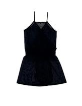 Saída de Praia Vestido Liso Preto Feminino She Ref:383.02