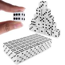 Saída Dice Super Z padrão de 16 mm branca com pontas pretas (100)