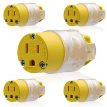 Saída do cabo de substituição do plugue elétrico ELEGRP 15A 125V