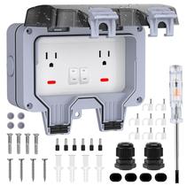 Saída externa Beizkna Double Waterproof IP66 com tampa de 2 vias