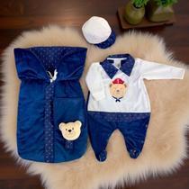 Saída Maternidade 04 Peças Menino Roupas de Bebê Bryan