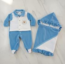 Saida Maternidade Baby Gijo Plush Brasao Linha Luxo Cód: 459