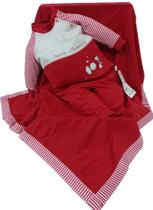 Saída Maternidade Bebê Menino Le Bhua Paraiso Bordado 12616 Saída Maternidade Bebê Menino Le Bhua Paraiso Bordado 12616