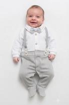Saída Maternidade Bebê Menino Plush Inverno Paraiso 19252 -