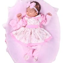 Saída Maternidade Conjunto Roupa Para Bebê Menina Charmosinha 05 Peças Saída Maternidade Conjunto Roupa Para Bebê Menina Charmosinha 05 Peças