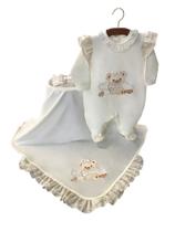 Saída Maternidade Menina Alice Off White