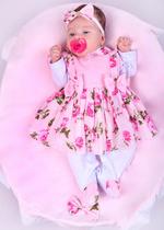 Saída Maternidade Menina Charmosa Floral