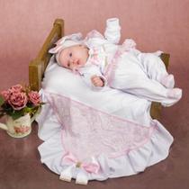Saída maternidade menina de luxo princesa