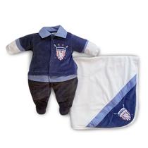 Saída Maternidade Menino Baseball Jeans - Maxibaby - Maxi Baby
