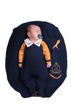 Saída Maternidade Menino Heitor 4 peças Roupas de Bebê Com Naninha