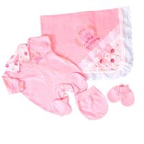 Saida maternidade para bebe menina rosa