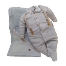 Saída Maternidade Pelo Bebê Menino Inverno Paraiso Ref 14570