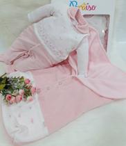 - Saída Maternidade Plush Bebê Menina Paraiso Inverno Rf 11648