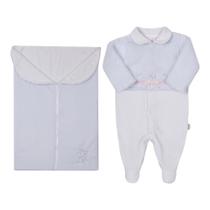 Saida Maternidade Plush Bebê Menina Saco Domir Paraiso 16135