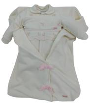 Saída Maternidade Plush Luxo Bebê Menina Paraiso Ref 13007