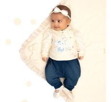 Saida Maternidade Plush Luxo Paraiso Bebê Menina Cod 10223 Saida Maternidade Plush Luxo Paraiso Bebê Menina Cod 10223