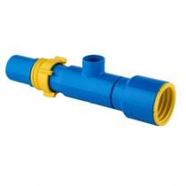 Saída Para Aspersor Engate Roscável 3" X 1" Pvc Azul Viqua