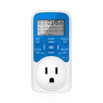 Saída temporizada, interruptor temporizador de bomba programável de 110 V/220 V, configuração mínima em segundos, conversor de soquete de temporização, tomadas de controle automático de temporização de energia
