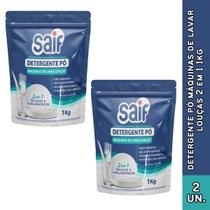 Saif Detergente em Pó Para Máquina de Lavar Louças 1Kg Saif Detergente em Pó Para Máquina de Lavar Louças 1Kg